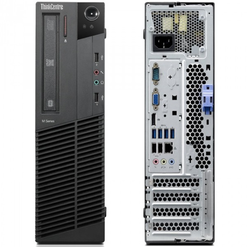 Системный блок Lenovo m81 SFF-Intel Core-i3-2120-3,3GHz-4Gb-DDR3-HDD-500Gb-DVD-RW-W7P- Б/У