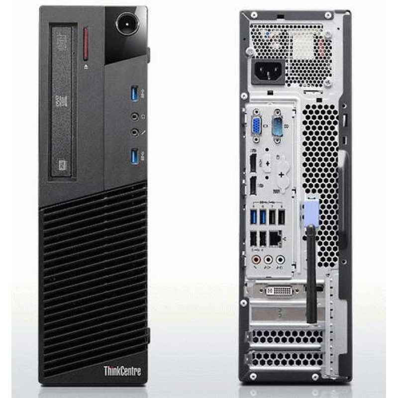 Системный блок Lenovo m83 SFF-Intel Core-i3-4130-3,4GHz-4Gb-DDR3-HDD-500GB-DVD-RW-W7P- Б/У