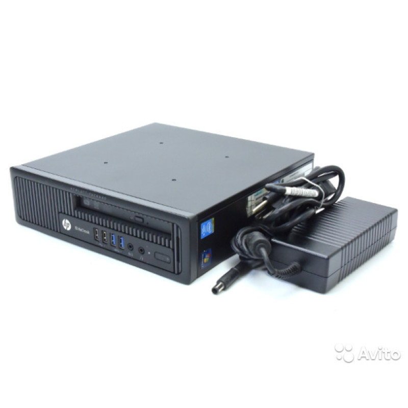 Сыстемний блок HP EliteDesk 800 G1 USDT-Intel Core-i3-4130-3,4GHz-4Gb-DDR3-HDD-500Gb-DVD-R- Б/У