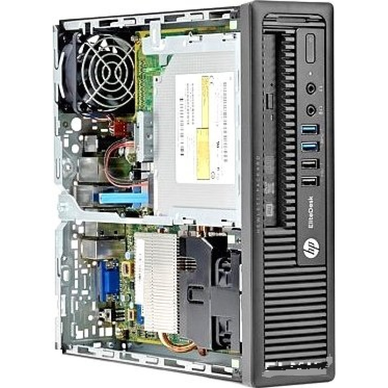 Сыстемний блок HP EliteDesk 800 G1 USDT-Intel Core-i3-4130-3,4GHz-4Gb-DDR3-HDD-500Gb-DVD-R- Б/У