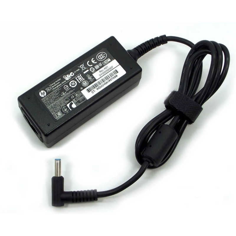 Блоки живлення для ноутбука HP 45 W 19.5V-2,13A (кругла тонка синя)- Б/В