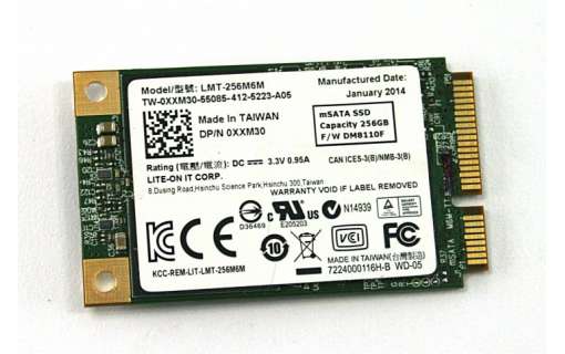 SSD  256Gb mSata- Б/У