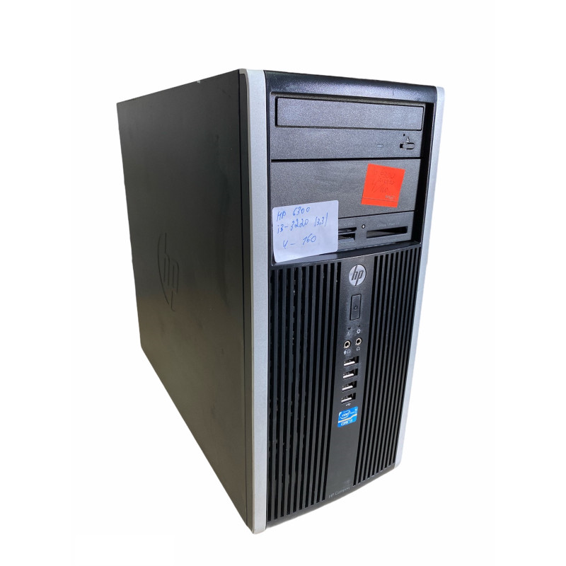 Системный блок HP Compaq 6300 Pro Micro-tower-Intel Core-i3-3220-3,30GHz-4Gb-DDR3-HDD-160Gb-DVD-R-(B)- Б/У