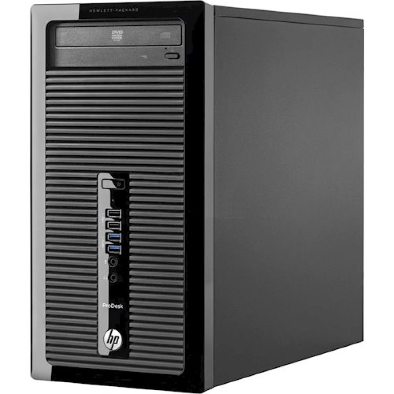 Системный блок HP ProDesk 400 G1-Mini-Tower-Intel Core-i3-4130-3,40GHz-4Gb-DDR3-HDD-500Gb-DVD-R-(B)- Б/У