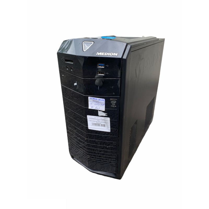 Системный блок Medion PC MT22- Intel Core i3-4150-3.5GHz-4Gb-DDR3-HDD-500Gb-DVD-R-(B)- Б/У