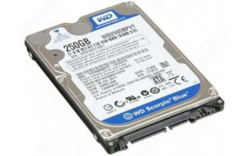 Жорсткий Диск 2,5" 250Gb, HDD, SATA |||, (для ноутбука)- Б/В 