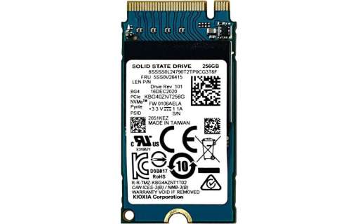 SSD диск Kioxia BG4 256Gb NVMe PCIe M.2 (KBG40ZNT256GB) Б/У