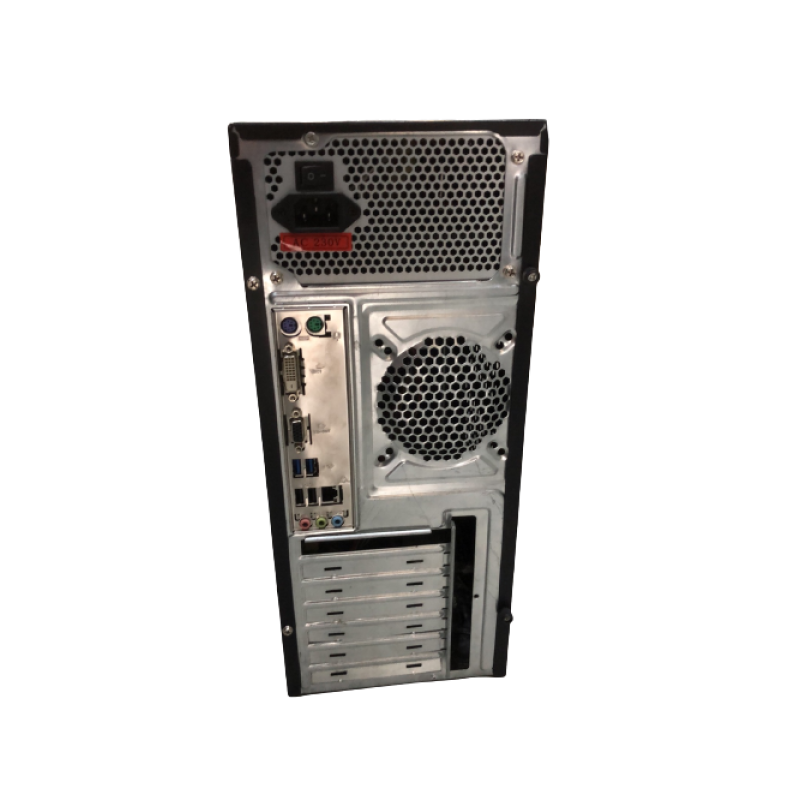 Системный блок Mini Tower-Asus H81M-K-Intel Core i3-4150-3.5GHz-4Gb-DDR3-HDD-1Tb-(B)- Б/У