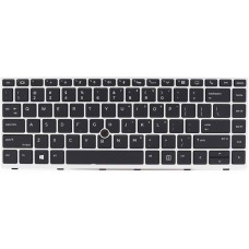Клавіатура HP Elitebook 745 G5 745 G6 840 G5 846 G5 840 G6 846 G6 ZBook 14u G5 14u G6 (з підсвіткою) silver