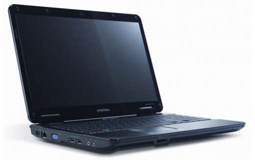Ноутбук eMachines E725-Intel Pentium T4200-2.0GHz-2Gb-DDR2-250Gb-HDD-W15.6-DVD-R-(B)- Б/У