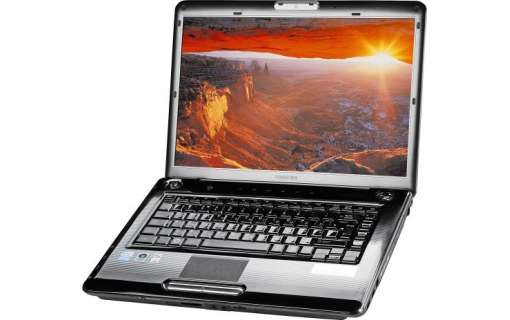 Ноутбук Toshiba Satelite A300-Intel C2D T5870-2.0GHz-4Gb-DDR2-320Gb-HDD-W15.4-DVD-R-Web-ATI Mobility Radeon HD 3400-(B)-Б/В