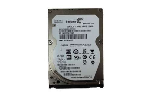 Жорсткий диск Seagate 250Gb HDD 5400R 2.5" Momentus Thin-(для ноутбука)-Б/У