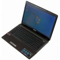 Ноутбук ASUS K53U-AMD-E-450-1.65GHz-4Gb-DDR3-320Gb-HDD-W15.6-Web-DVD-RW-Radeon HD 6320-(B-)-Б/У