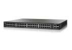 Коммутатор Cisco SG200-50P 48-Port Gigabit PoE Smart Switch with 2x GE Combo-(B)-Б/В