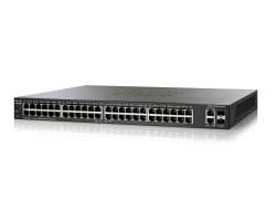 Коммутатор Cisco SG200-50P 48-Port Gigabit PoE Smart Switch with 2x GE Combo-(B)-Б/В