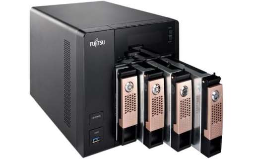 Сервер NAS Fujitsu CELVIN NAS Server q800-Tower-Intel Atom D525-1,8GHz-3Gb-DDR3-HDD-4*2Tb-2Gigabit ethernet-(B)-Б/У