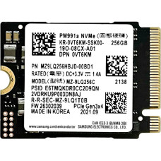 Диск Samsung PM991a SSD 256GB NVMe M.2 2230-Б/У