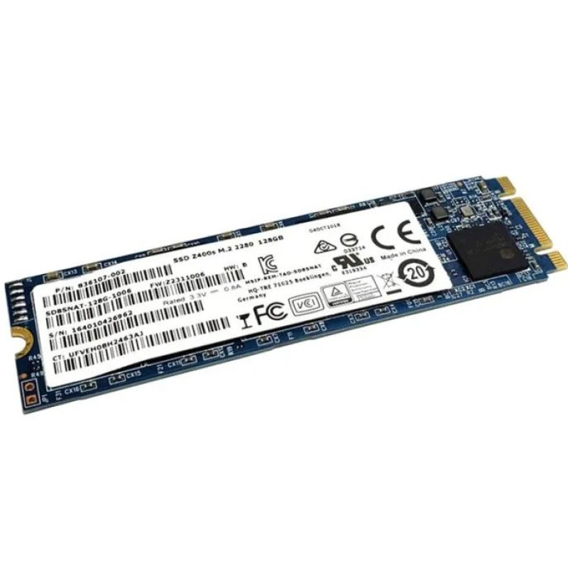 SSD  128Gb m.2 SATA San Disk Z400s- 2280-Б/У