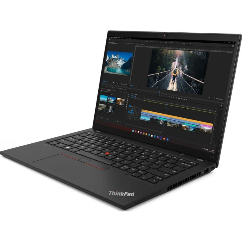 Ноутбук Lenovo ThinkPad T14 Gen 4-Intel Core i7-1355U-1.7GHz-16Gb-DDR5-512Gb-SSD-W14-Web-FHD-IPS-(B)-Б/У