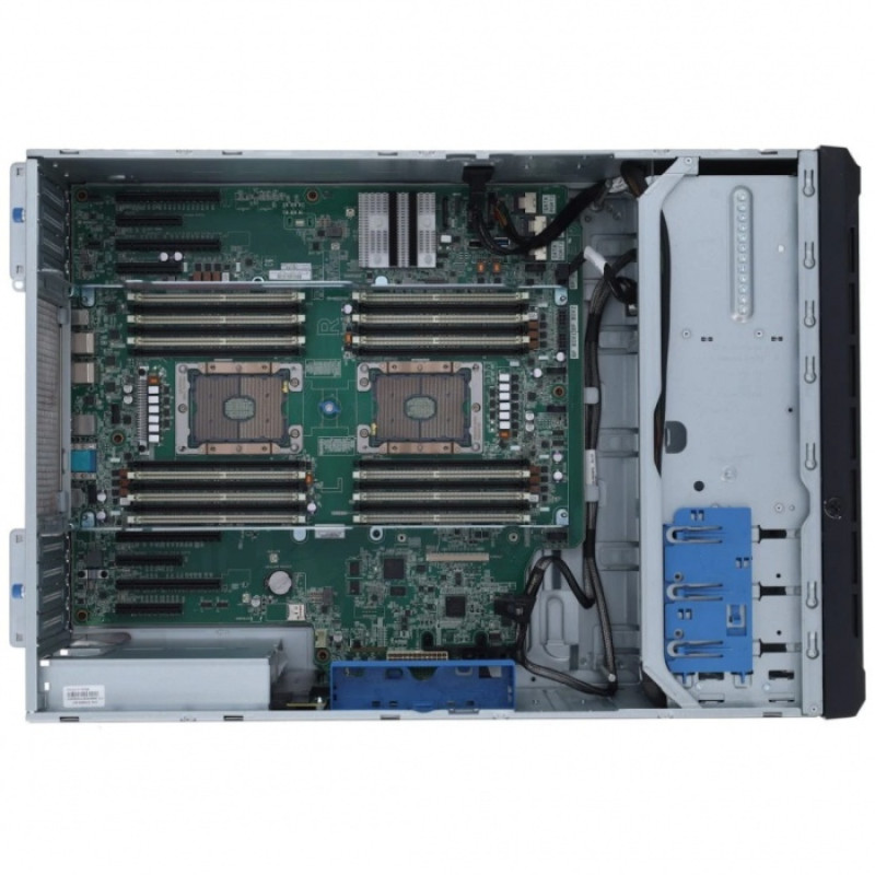 Сервер HP ProLiant ML350 Gen10 -2x-Intel Xeon Gold 6152-2,1GHz-64Gb-DDR4-HDD-00Gb-(B)-Б/В